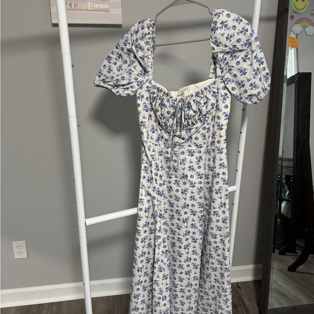 Floral Puff Sleeve Dress